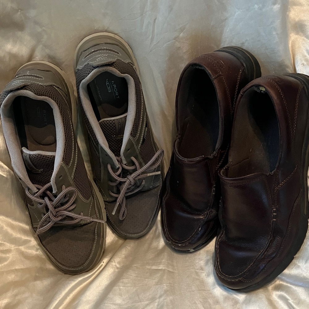 Rockport Men's Gray Boat Shoes